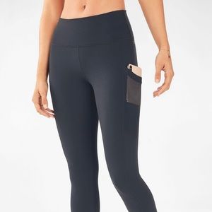 Fabletics high waisted mila leggings charcoal